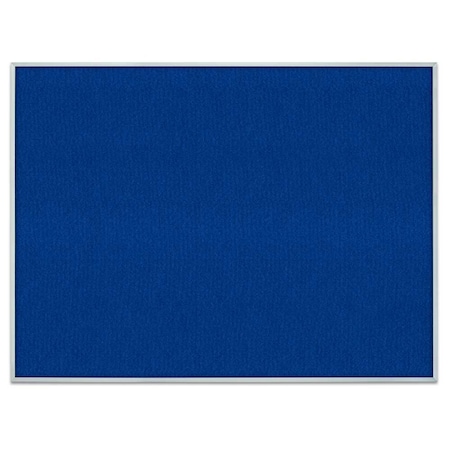 United Visual Products Corkboard, Fabric, 1 Door, Black, 18" x 24" UV300-BLACK-SURF